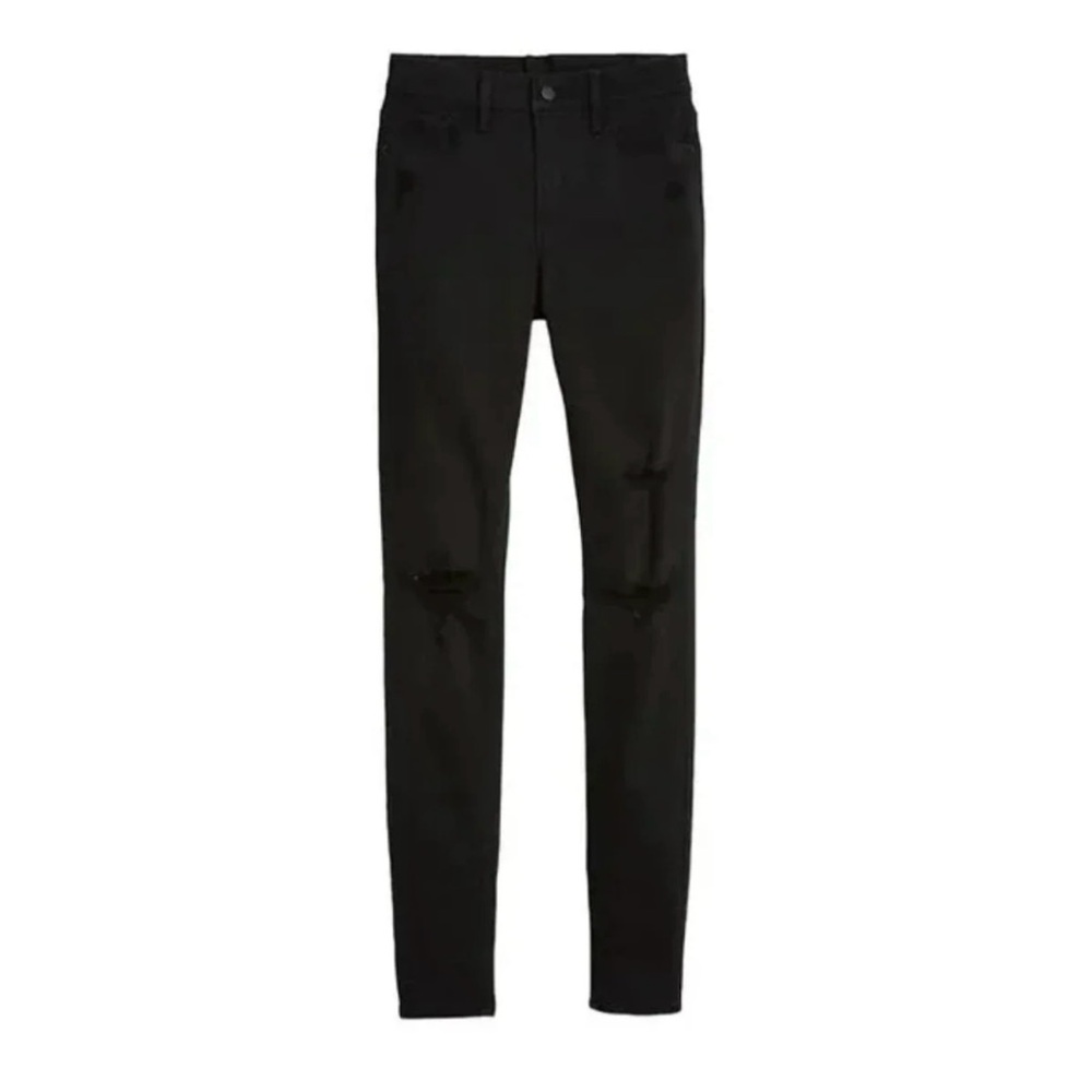 Old Navy Black High-Waisted Distressed Rockstar
Super Skinny Jeans